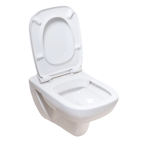 Duravit: D-Code: Rimless WC Pan; Wall Hung: 54.5cm, White #25700900002