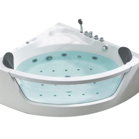 FSHN: Massage BathTub : 1500x1500x590mm : White #D-3023-150 1