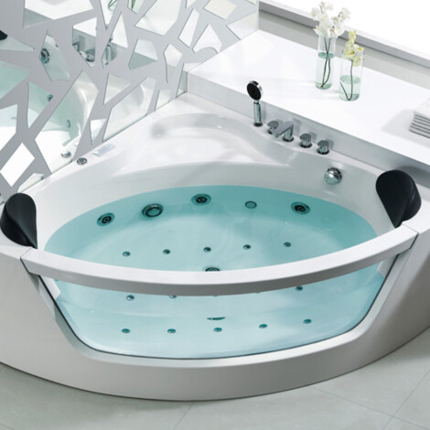 FSHN: Massage BathTub : 1500x1500x590mm : White #D-3023-150