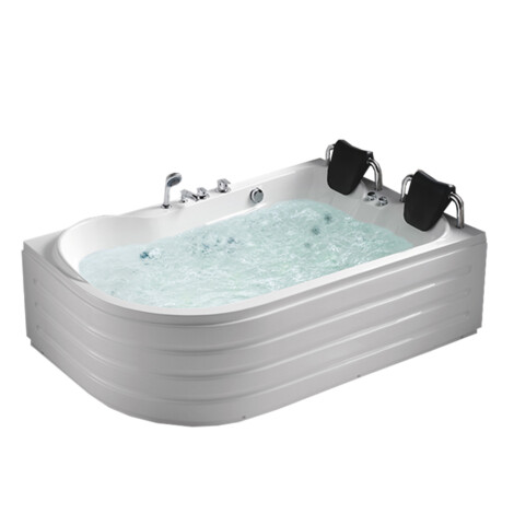 FSHN: Massage BathTub, Left : 1800x1200x620mm : White #D-3182L 1