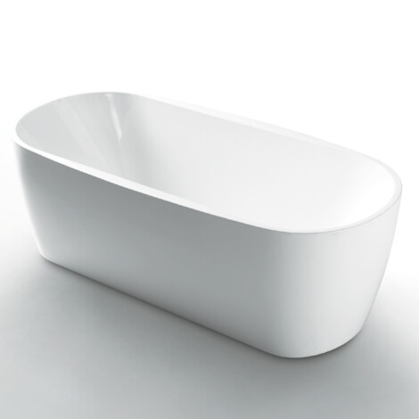FSHN: Freestanding BathTub: 1700x800x600mm: White #D-8022-170
