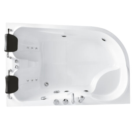 FSHN: Massage BathTub, Right : 1800x1200x620mm : White #D-3182R 1