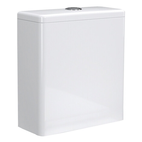 Tapis Blade: Cistern; Dual Flush With Fittings, White #T1018 1