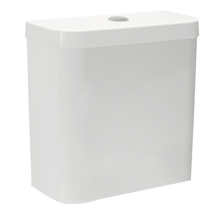 TAPIS Elodie: Cistern; Dual Flush With Fittings, White #T10128C