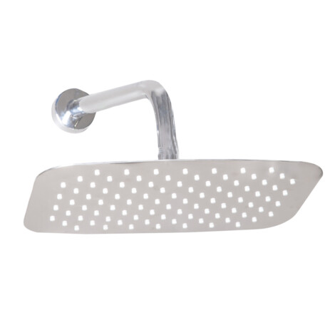 Tapis: 12” Rectangle Air Rain Shower Head With Nozzle And 12L/Min Flow Regulator ; Φ300x200x2mm SS #SUFO3B1202CA 1