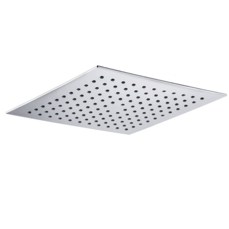 Stainless Steel Square Shower Head: (25×25)cm, Chrome 1