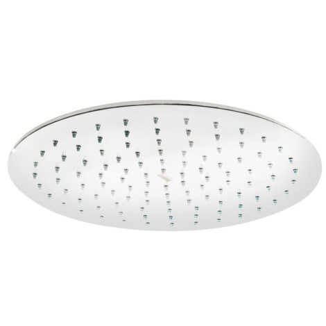 Stainless Steel Round Shower Head With Silicone Nozzle Anti Scaling; 30cm 1
