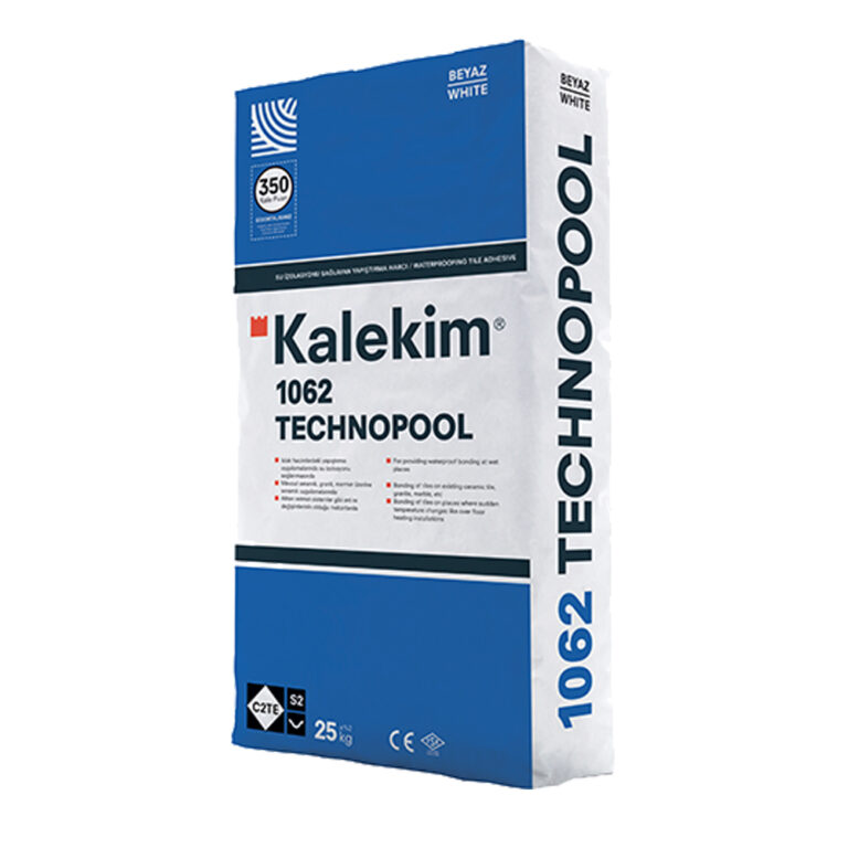 Kalekim TechnoPool 1062 Tile Adhesive: White, 25kg bag 1