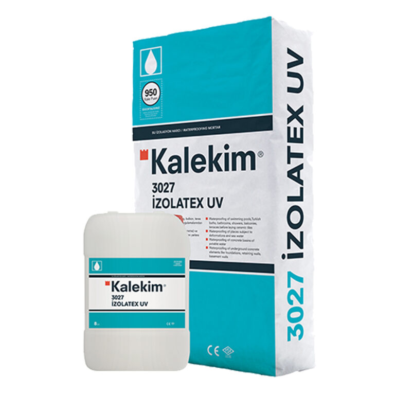 Kalekim: Izolatex UV 3027 Waterproofing Mortar 25kg +Solvent 8L 1
