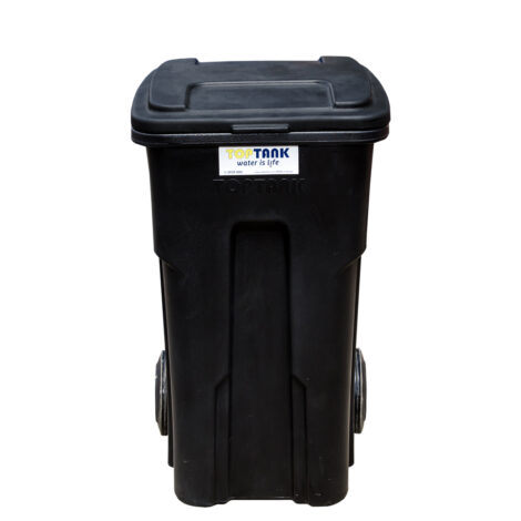 TopTank : Garbage Bin With Wheels, 120 Litres With Handle 1
