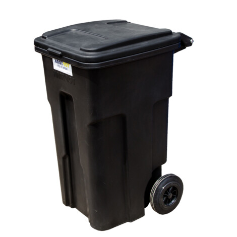 TopTank : Garbage Bin With Wheels, 120 Litres With Handle