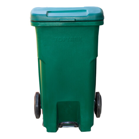 TopBin : Garbage Bin With Wheels, 90 Lts With Handle & Foot Pedal 1