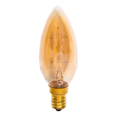 Domus Decorative Bulb E14: Candle Bulb, 40w #Edison/D3