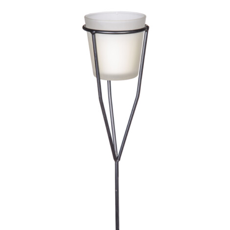 ALLBRIGHT: Citronella Scented Candle In Matt Glass And Metal Holder-1PC: Ref