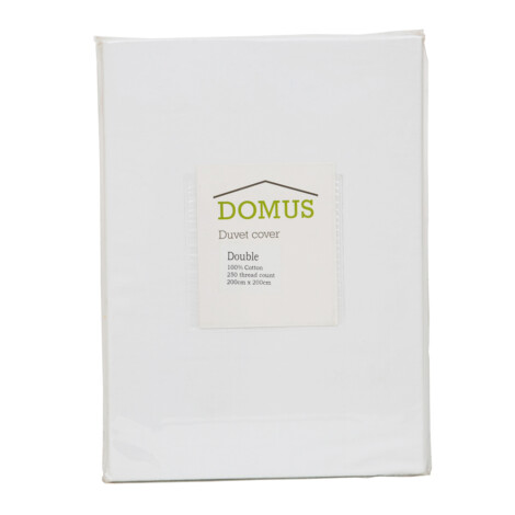 DOMUS: Duvet Cover: Double, 250 100% Cotton: 200×200 1