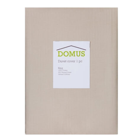 DOMUS: Duvet Cover: King, 250 100% Cotton: 260×240 1