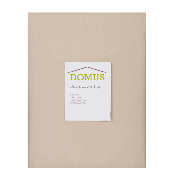 DOMUS: Duvet Cover: Queen, 250Tc 100% Cotton: 220x230cm