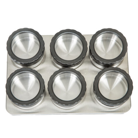 Domus HP: 6pcs Magnetic Jars With Board #SK09229-1-005 1