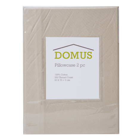 DOMUS: Oxford Pillow Case Set: 2pc, STN-250TC: 50×75+5cm 1