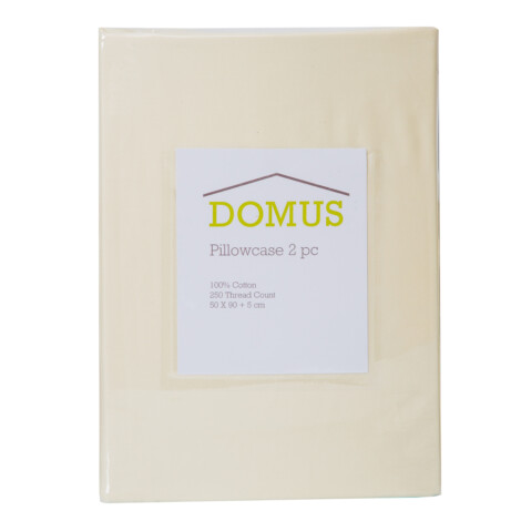 DOMUS: Oxford Pillow Case Set: 2pc, STN-250TC: 50×90+5cm 1