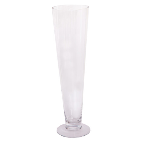 Domus: Clear Glass Vase: Long Neck; 11cm #KC115 1