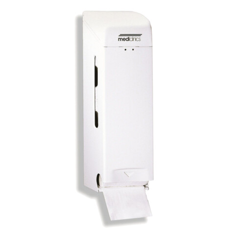 Mediclinics: 3 Toilet Roll Dispenser: White Metal #PR0781 1