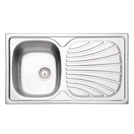 Tramontina: S/Steel Inset Kitchen Sink: SB/SD, 86x50cm, +Wst #93845102/602 1