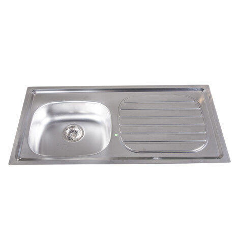 Tramontina: S/Steel Kitchen Sink: SB/SD,100x50cm + Wst #93412592 1