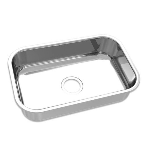 Mekal: S/Steel Inset Rectangle Kitchen Sink: Single Bowl, 56 1