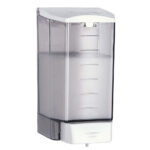 Medigel: Soap Dispenser 1.1L: ABS, White/Clear #DJ0010F