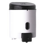 Medigel: Soap Dispenser: PVC, White/Black #DJ0523