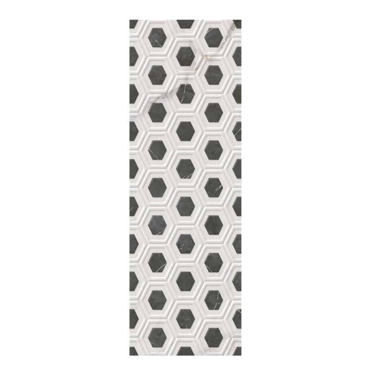 Sempre Hexagon: Ceramic Tile (25.0x75.0)cm