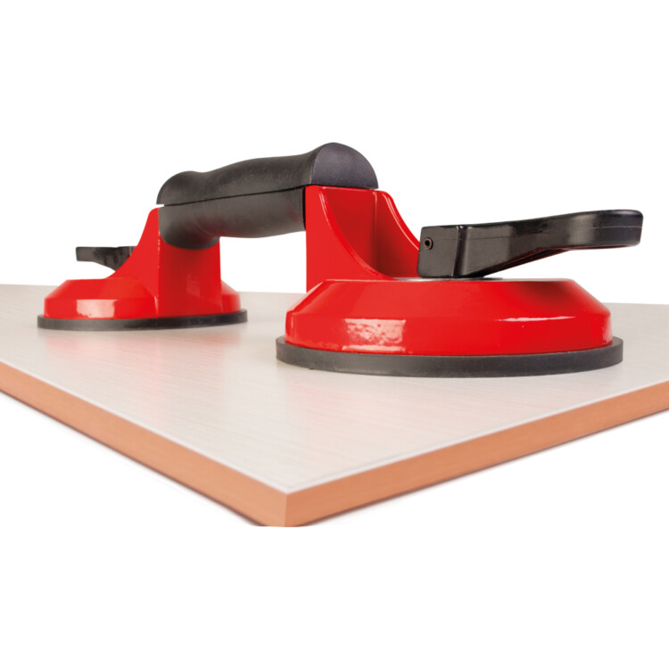 Rubi: Double Suction Pad For Smooth Surfaces