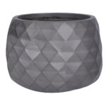 Fibre Clay Pot: Medium (35.5x35.5x24.5)cm, Brown