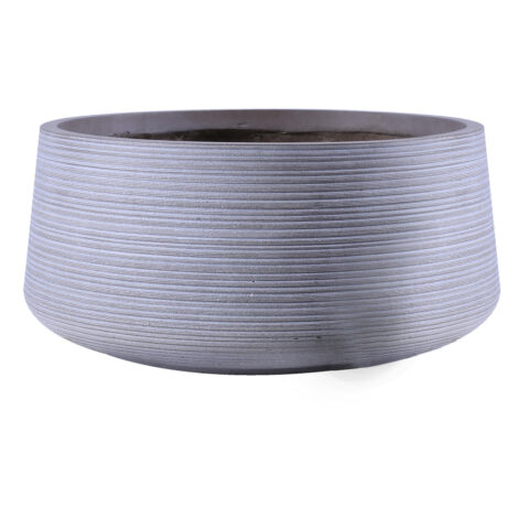 Fibre Clay Pot: Large (53x53x25)cm, Taupe 1