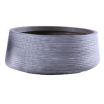 Fibre Clay Pot: Medium (43x43x18)cm, Taupe