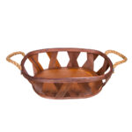 DOMUS:Oval Willow Basket: (46x33x14)cm: Large