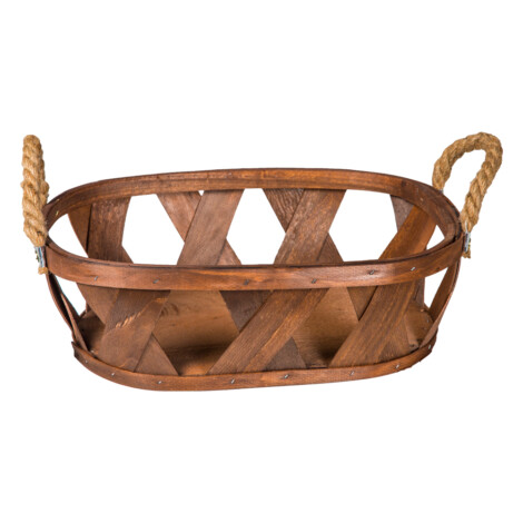 Domus: Oval Willow Basket: (39x28x12)cm, Medium 1