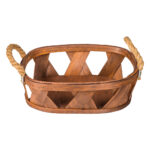 Domus: Oval Willow Basket: (32x22.5x10)cm: Small