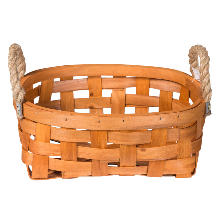 Domus: Oval Willow Basket: (32x22.5x13)cm: Medium