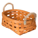 Domus: Oval Willow Basket: (32x22.5x13)cm: Medium