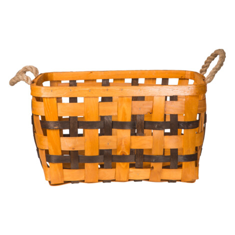 Domus: Rectangle Willow Basket: (45x30x25
