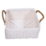 DOMUS:Square Willow Basket: (35x35x19)cm: Large