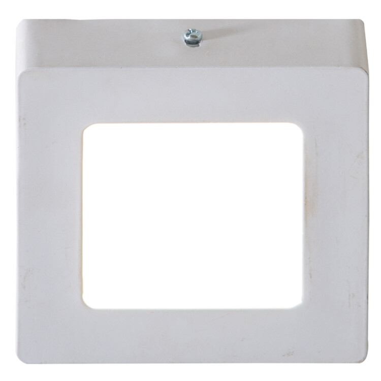 LED Surface Square Panel Light; 12W, 4000K