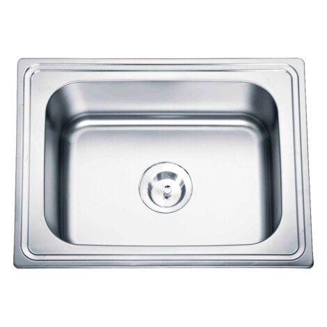 Stainless Steel Laundry/Kitchen Sink: Single Bowl + Waste, (63×50)cm, Matt 1