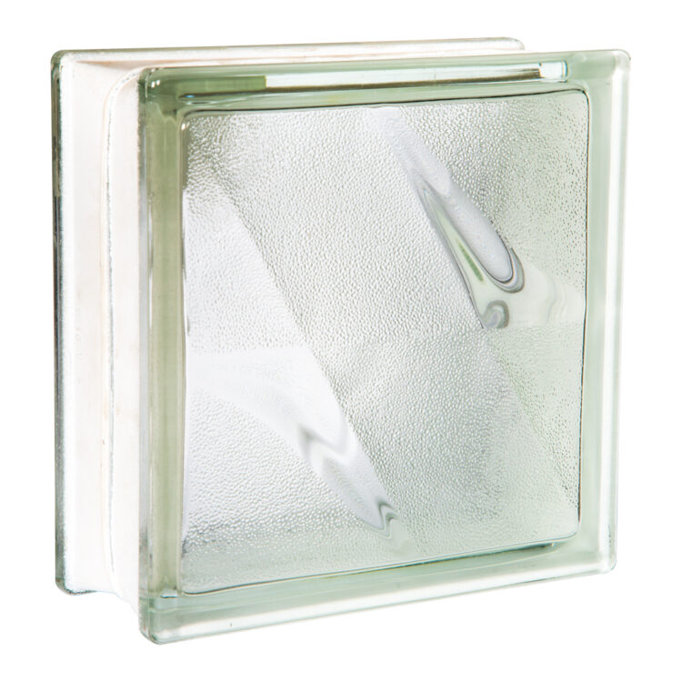 Clear Stella: Glass Block (19.0x19.0x8.0)cm