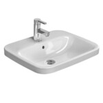 DuraStyle: Vanity Basin With Overflow And Tap Hole: 56cm, White
