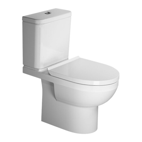 Durastyle Eco: WC Pan: Rimless Close Coupled 65cm, White 1