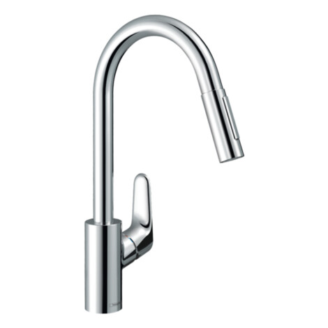 Focus: Sink Mixer: Pull Out: Chrome Plated 1