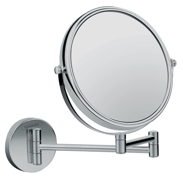 Logis Universal: Shaving Mirror, Chrome Plated
